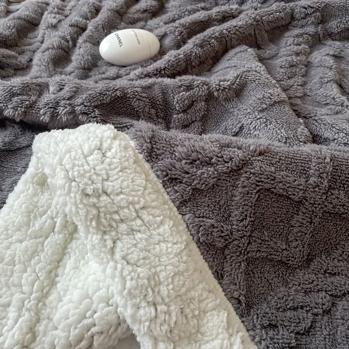 Lisslune | Soft Comfort Blanket for Bed, Sofa, and Travel