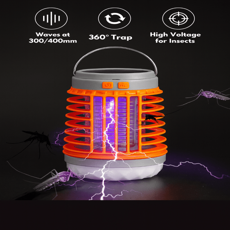 Lisslune | 2-in-1 Solar Insect Trap and Camping Lantern