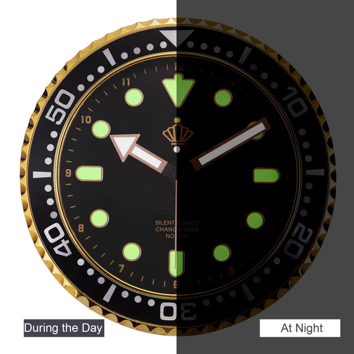 Lisslune | Silent Glowing Wall Clock