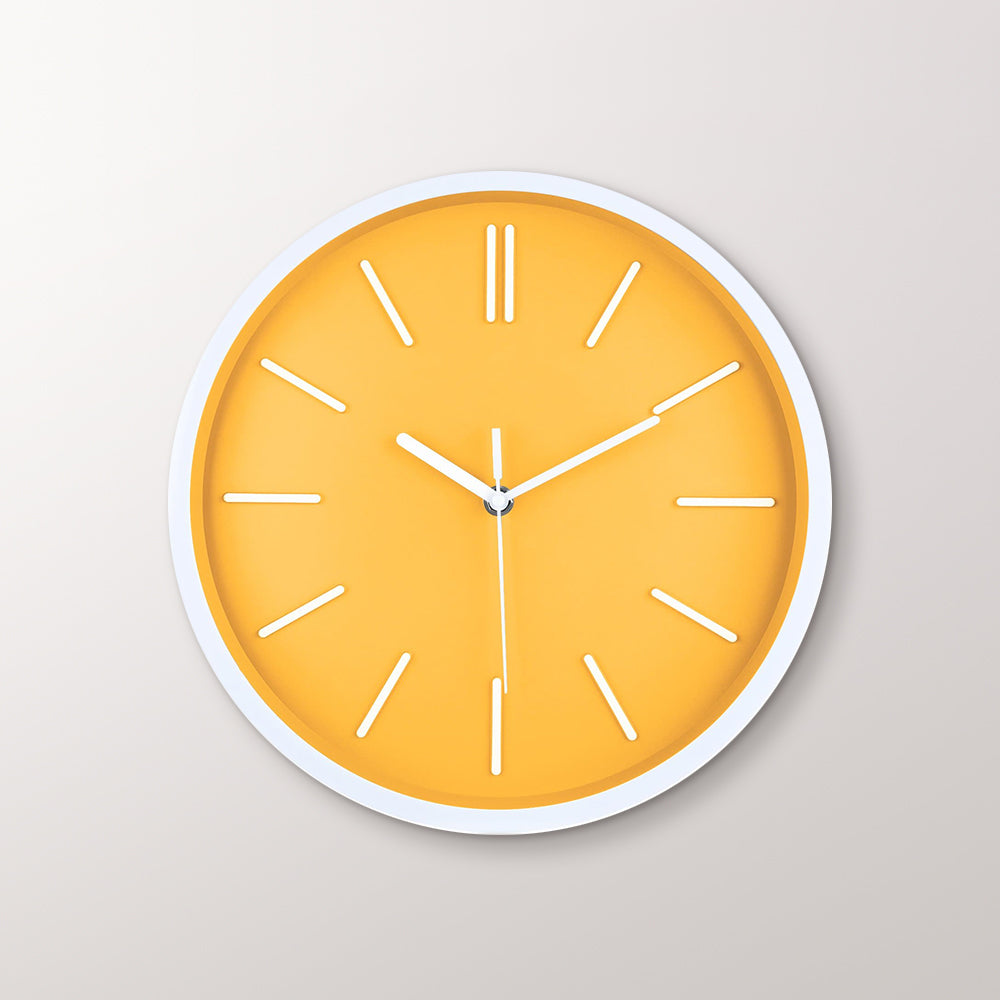 Lisslune | Minimalistic 3D Tick Marks Wall Clock