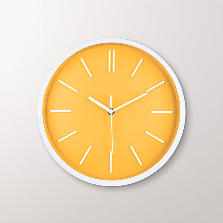 Lisslune | Minimalistic 3D Tick Marks Wall Clock