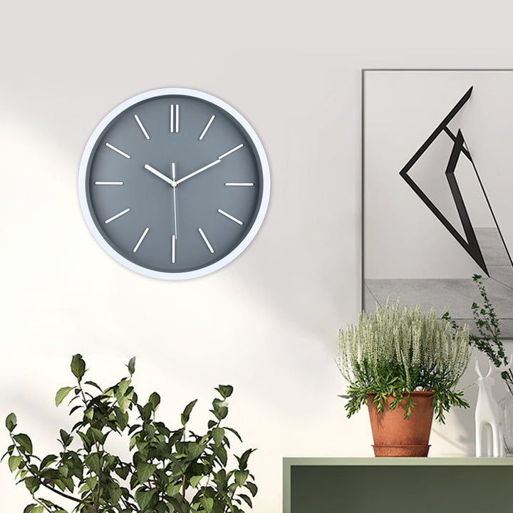 Lisslune | Minimalistic 3D Tick Marks Wall Clock