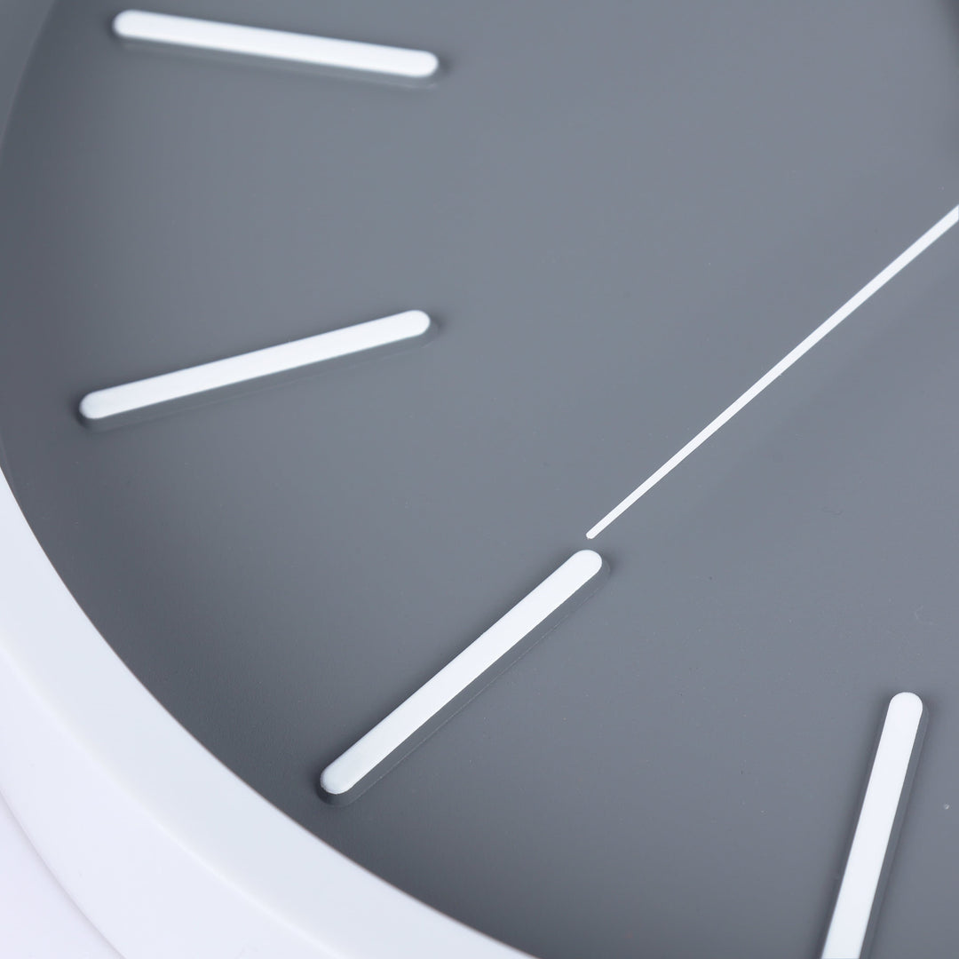Lisslune | Minimalistic 3D Tick Marks Wall Clock