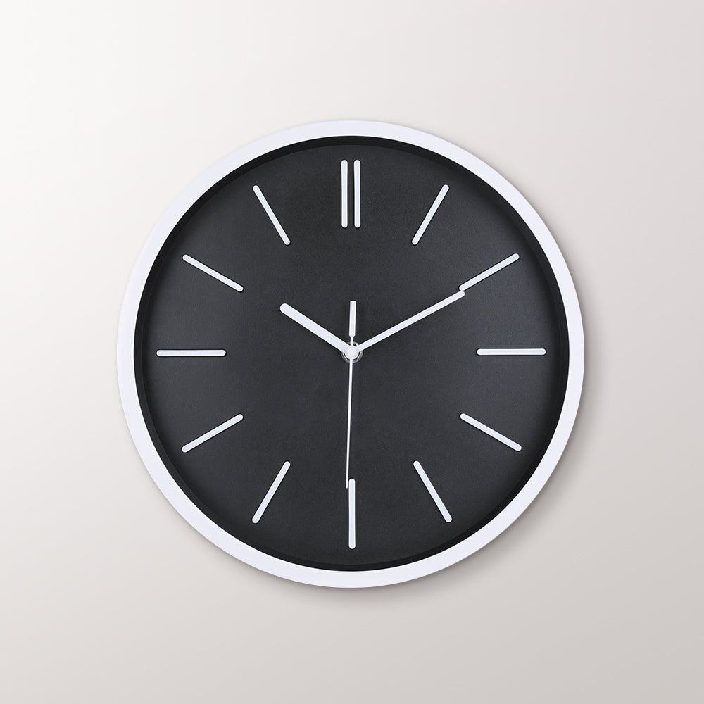 Lisslune | Minimalistic 3D Tick Marks Wall Clock