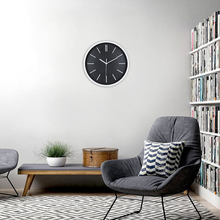 Lisslune | Minimalistic 3D Tick Marks Wall Clock