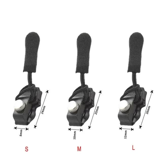 Lisslune | Zipper Repair Set – 6-piece for Clothing, Bags & Tents – Quick & No Sewing