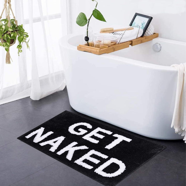 Lisslune | Get Naked Bath Mat – Soft tufted bathroom rug