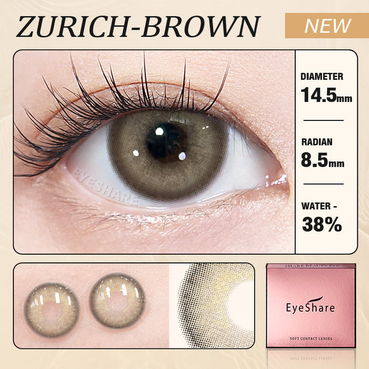 Rynx Zurich Brown 14.5mm 1 Pair | 1 Year