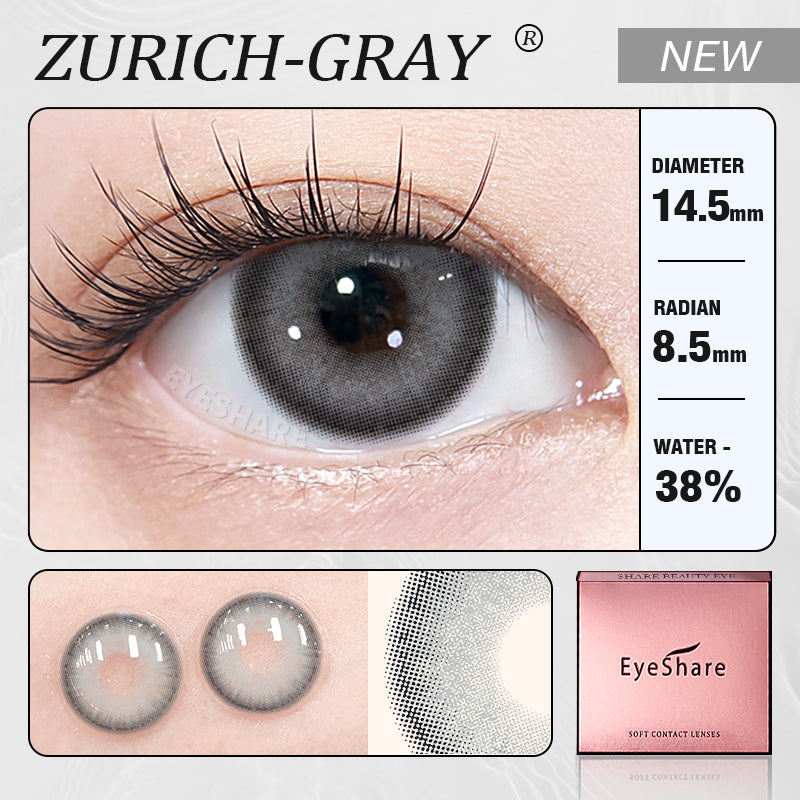 Rynx Zurich Gray 14.5mm 1 Pair | 1 Year