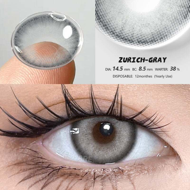 Rynx Zurich Gray 14.5mm 1 Pair | 1 Year