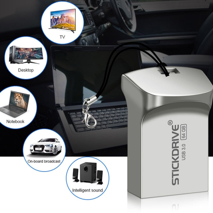 Lisslune | STICKDRIVE 128GB USB 3.0 High-Speed Creative Metal U Disk