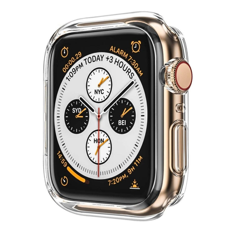Lisslune | ENKAY Hat-Prince 2 in 1 TPU Half-Shell Protection Case + 3D Full-Screen PET Curved Heat-Bending HD Screen Protector for Apple Watch Series 4 40mm