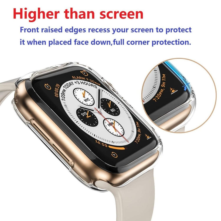 Lisslune | ENKAY Hat-Prince 2 in 1 TPU semi-covered protective case + 3D full screen PET curved heat bending HD screen protector for Apple Watch Series 4 44mm
