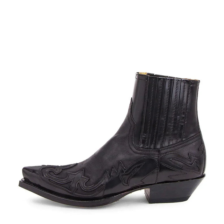 Lisslune | Leather Cowboy Boots Men