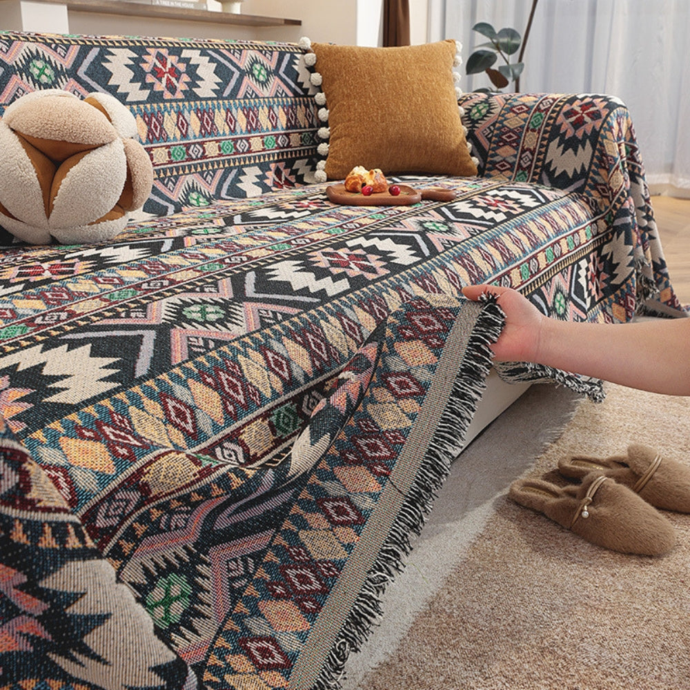 Lisslune | Zarela Boho Chenille Sofa Cover