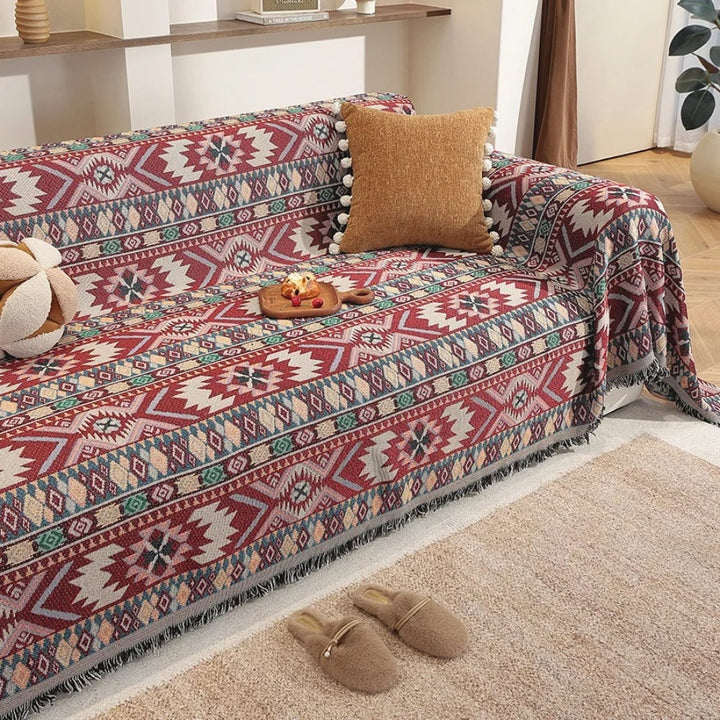 Lisslune | Zarela Boho Chenille Sofa Cover