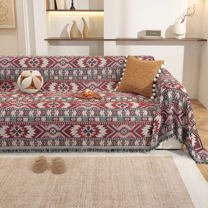 Lisslune | Zarela Boho Chenille Sofa Cover
