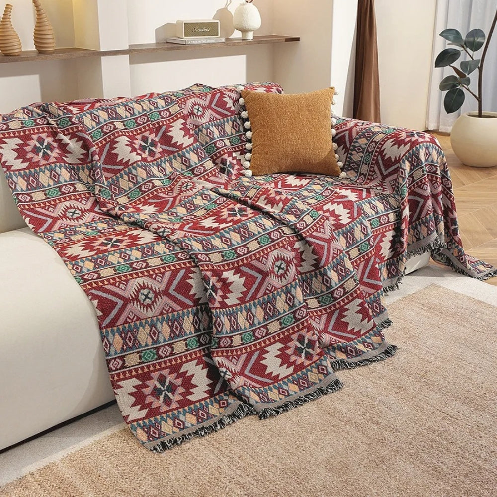 Lisslune | Zarela Boho Chenille Sofa Cover
