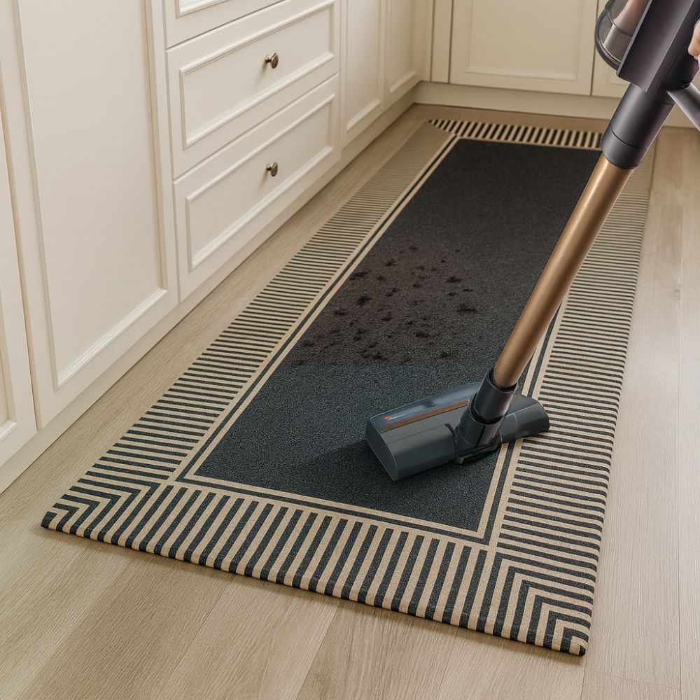 Lisslune | Zebra Stripe Soft Kitchen Runner Mat