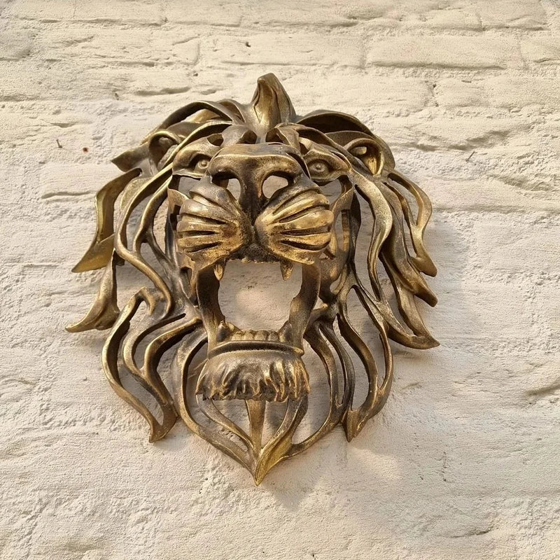 Lisslune | RegalRoar Lion - Lion Head Wall Sculpture