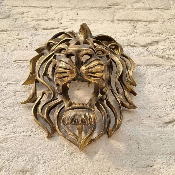 Lisslune | RegalRoar Lion - Lion Head Wall Sculpture