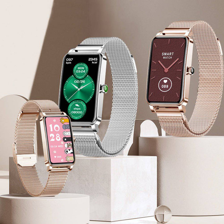 Lisslune | Zelina Women’s Smartwatch – Stylish Fitness Tracker with Heart Rate, Sleep Monitor & Notifications