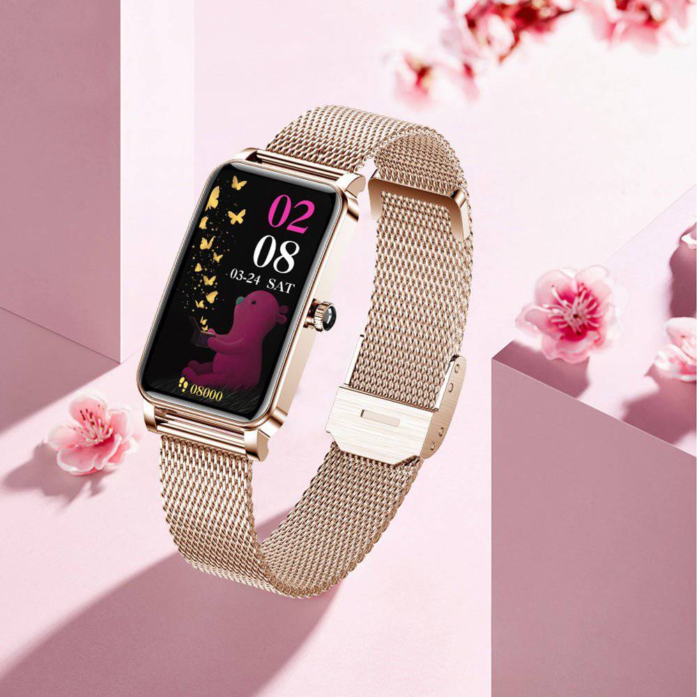 Lisslune | Zelina Women’s Smartwatch – Stylish Fitness Tracker with Heart Rate, Sleep Monitor & Notifications