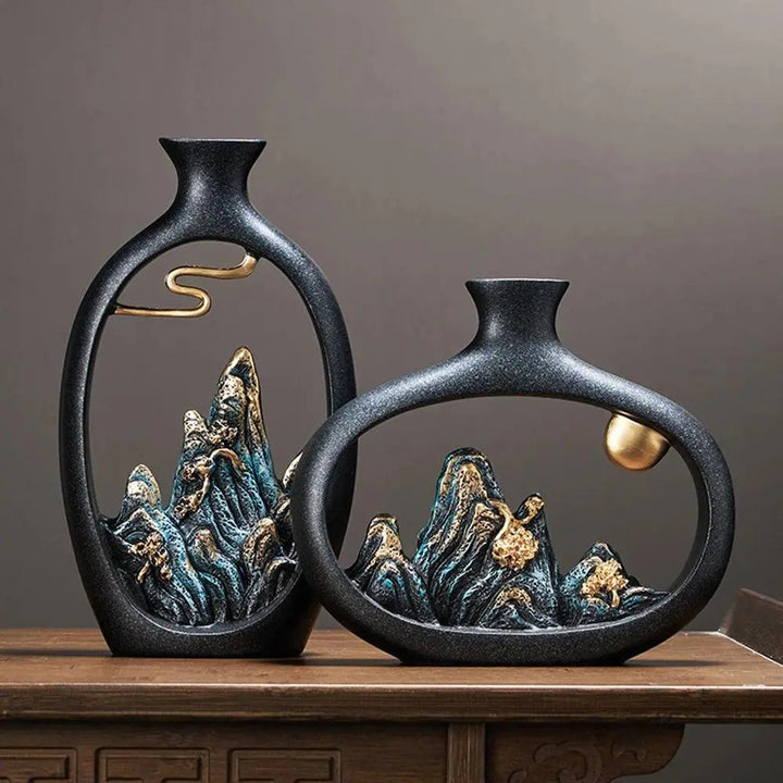 Lisslune | SereniGlow - Elegant vase for a calm interior design
