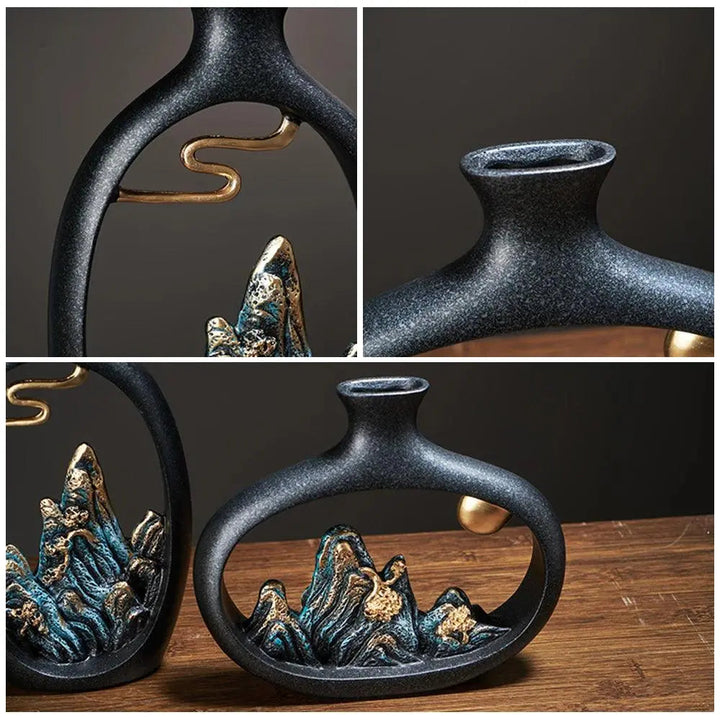 Lisslune | SereniGlow - Elegant vase for a calm interior design