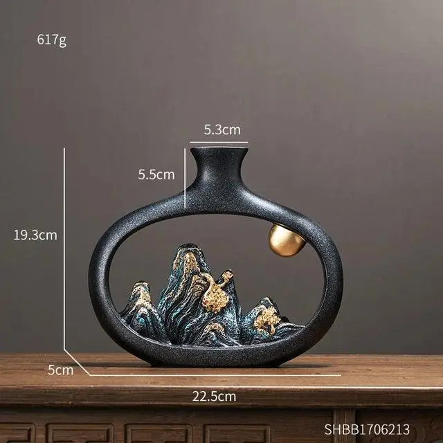Lisslune | SereniGlow - Elegant vase for a tranquil living space design