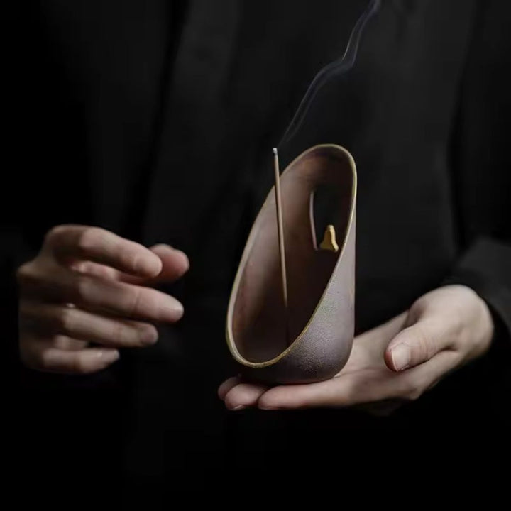 Lisslune | Zen Flow Ceramic Incense Holder