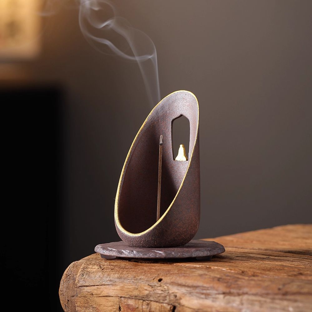 Lisslune | Zen Flow Ceramic Incense Holder
