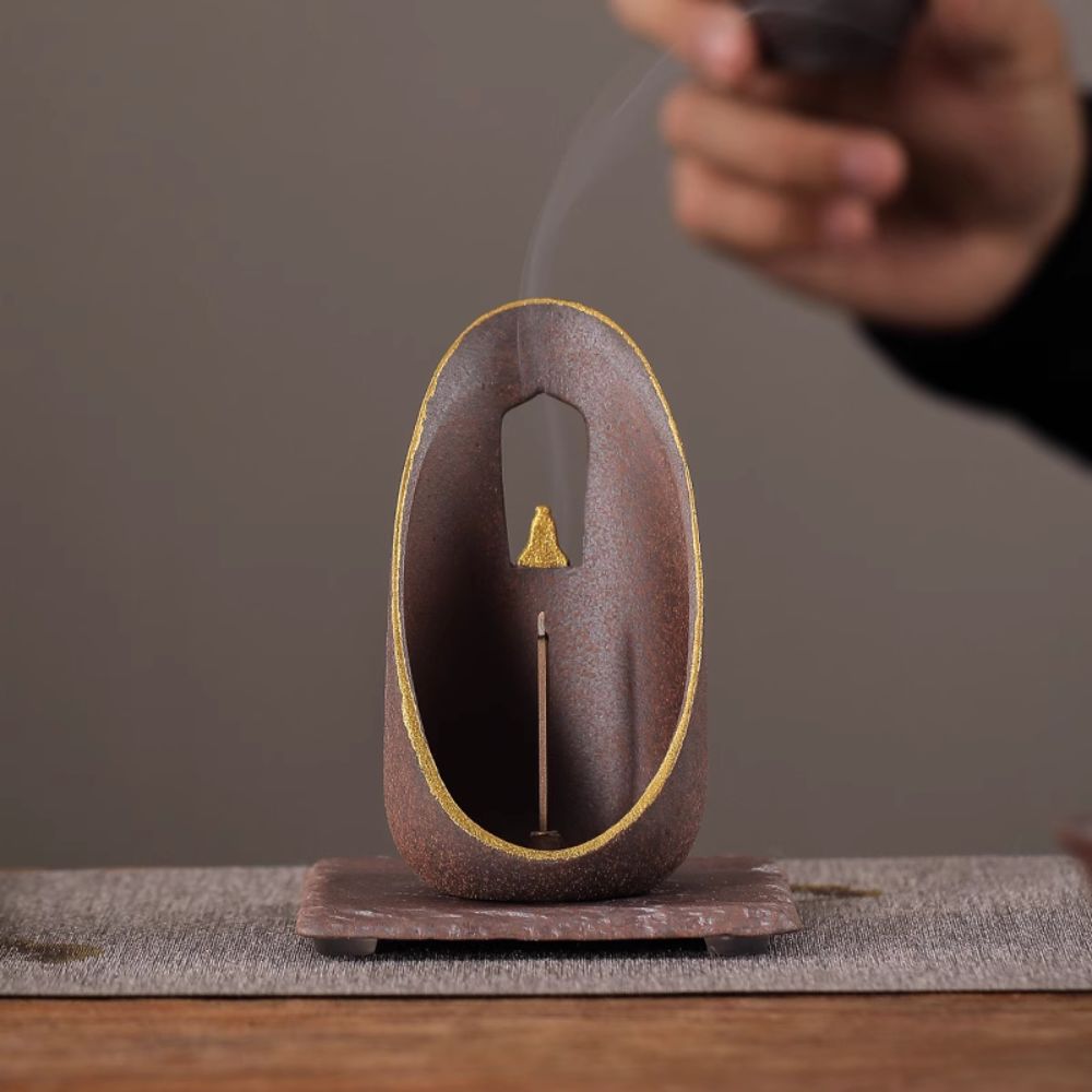 Lisslune | Zen Flow Ceramic Incense Holder
