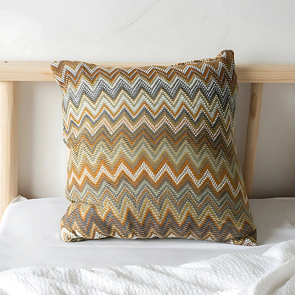 Lisslune | Zigzag Knit Boho Throw Cushion Cover