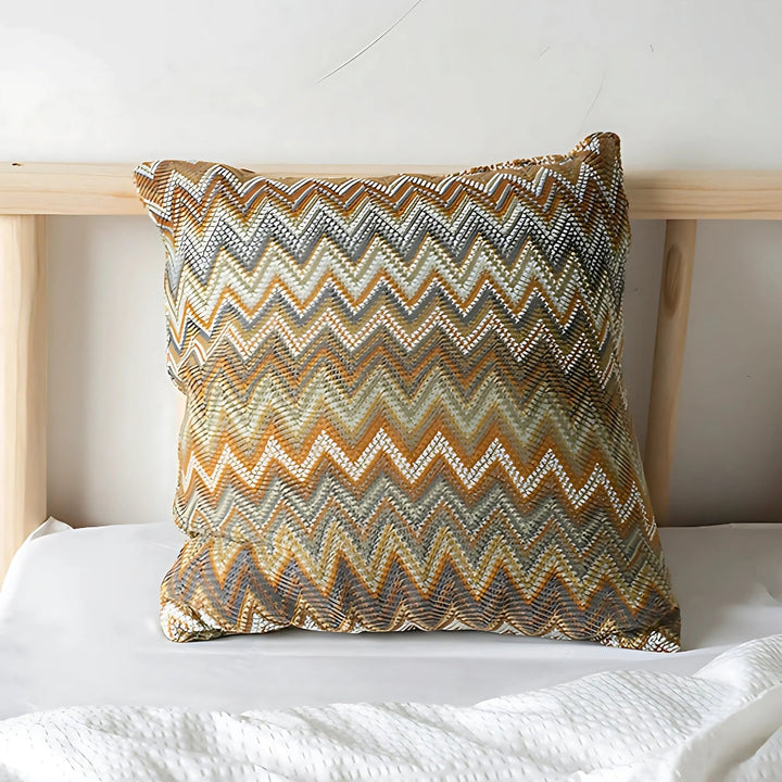 Lisslune | Zigzag Knit Boho Throw Cushion Cover