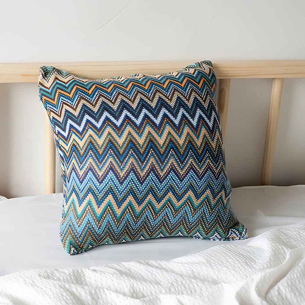 Lisslune | Zigzag Knit Boho Throw Cushion Cover