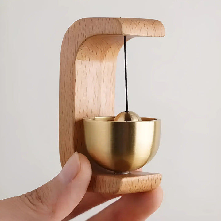 Lisslune | Door bells - Melodic - Decorative wood - Japanese style - Singing bowl bell