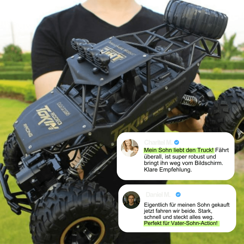 Lisslune | RC Monster Truck with 4x4 Drive & Impact Protection for Any Terrain