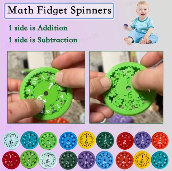 Lisslune | New Math Fidget Spinners