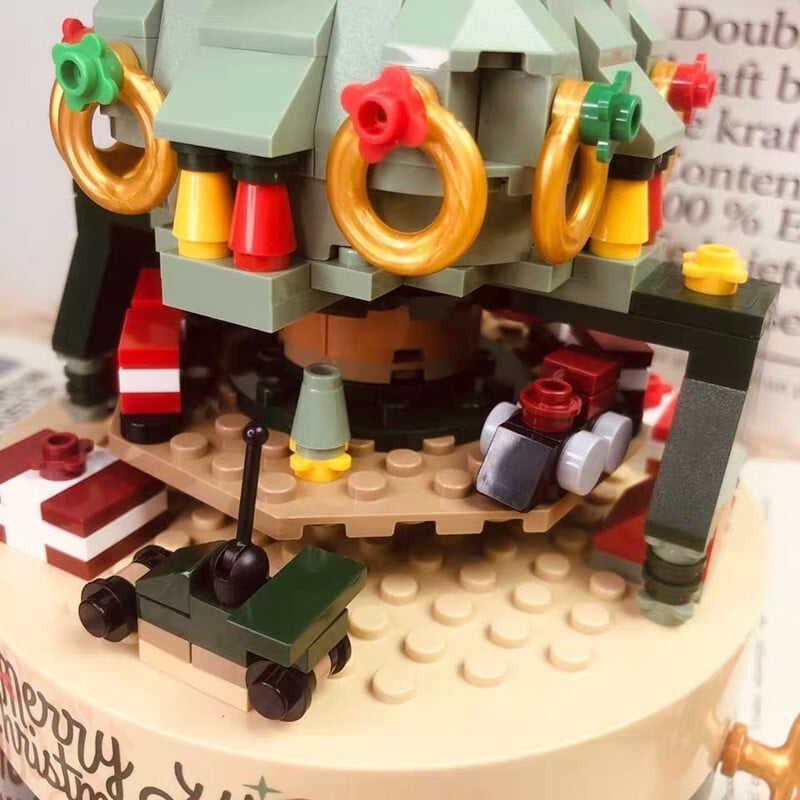 Lisslune | 360 PCS Music Box Christmas Tree Building Blocks