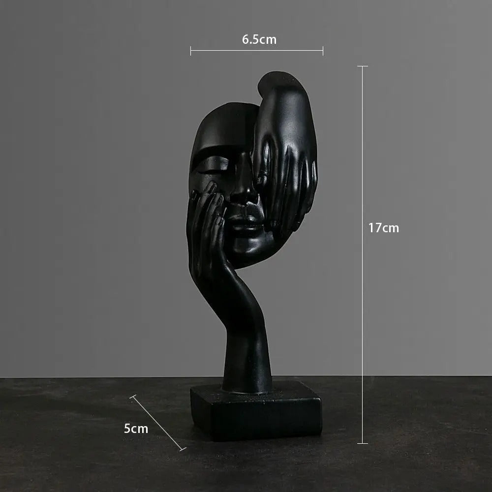 Lisslune | NordicMuse Abstract Face Sculpture