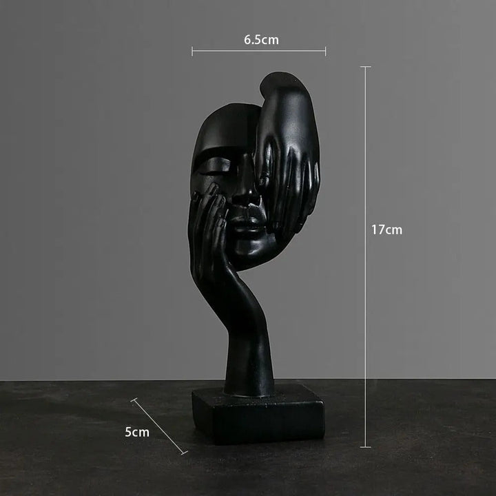 Lisslune | NordicMuse Abstract Face Sculpture