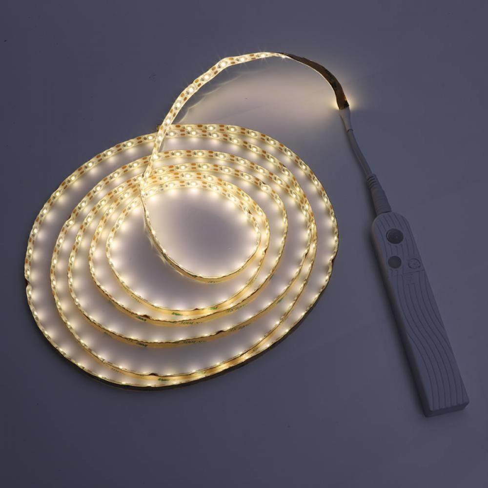 Lisslune | LED light strip with remote control – 2 meters flexible strip for decorative lighting in cabinets and shelves
