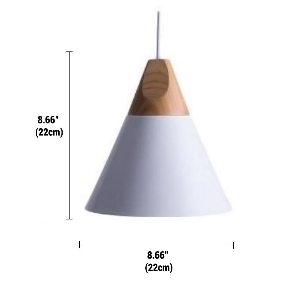 Lisslune | Minimalistic Wooden Pendant Light | NordicLight