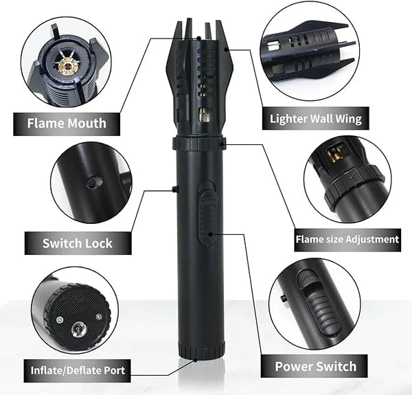Lisslune | Lighter with Torch for Self-Defense
