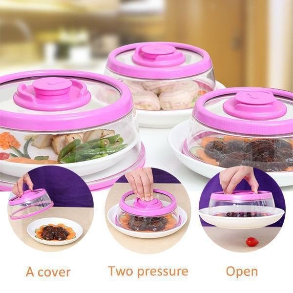 Lisslune | Vacuum Freshkeeping Cover – Reusable Lid for Longer Freshness