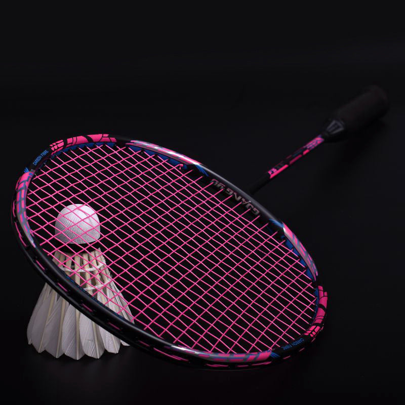 Lisslune | Offensive badminton racket with secondary reinforcement made of 32 pounds of carbon fiber