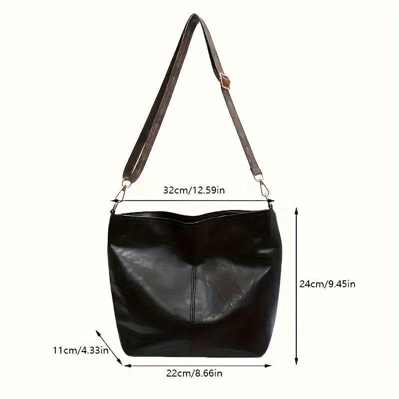 Lisslune | CityPure PU Messengerbag – White Urban Shoulder Bag with Zipper