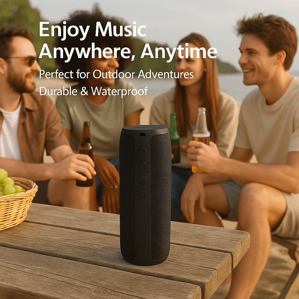 Lisslune | Best Waterproof Bluetooth Wireless Speaker x360 Compact Small