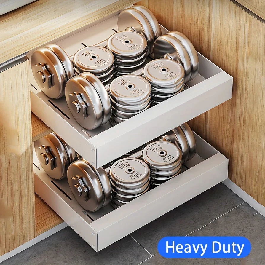 Lisslune | Expandable Kitchen Cabinet Organizer